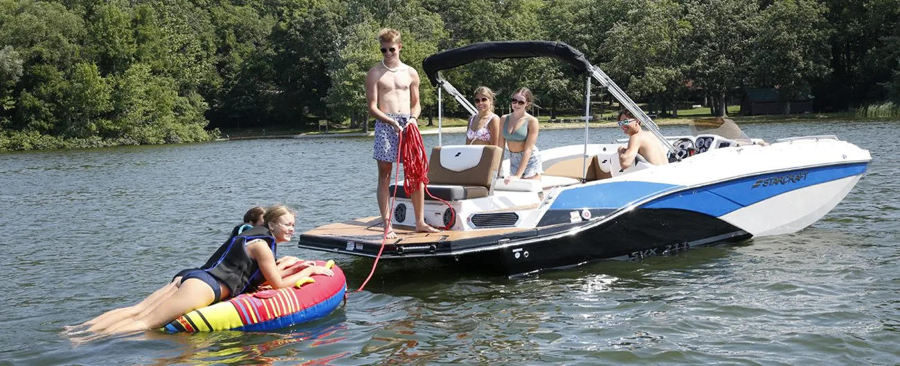 Boat on Lake Winnipesaukee